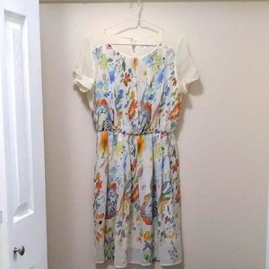 Floral Print Dress S